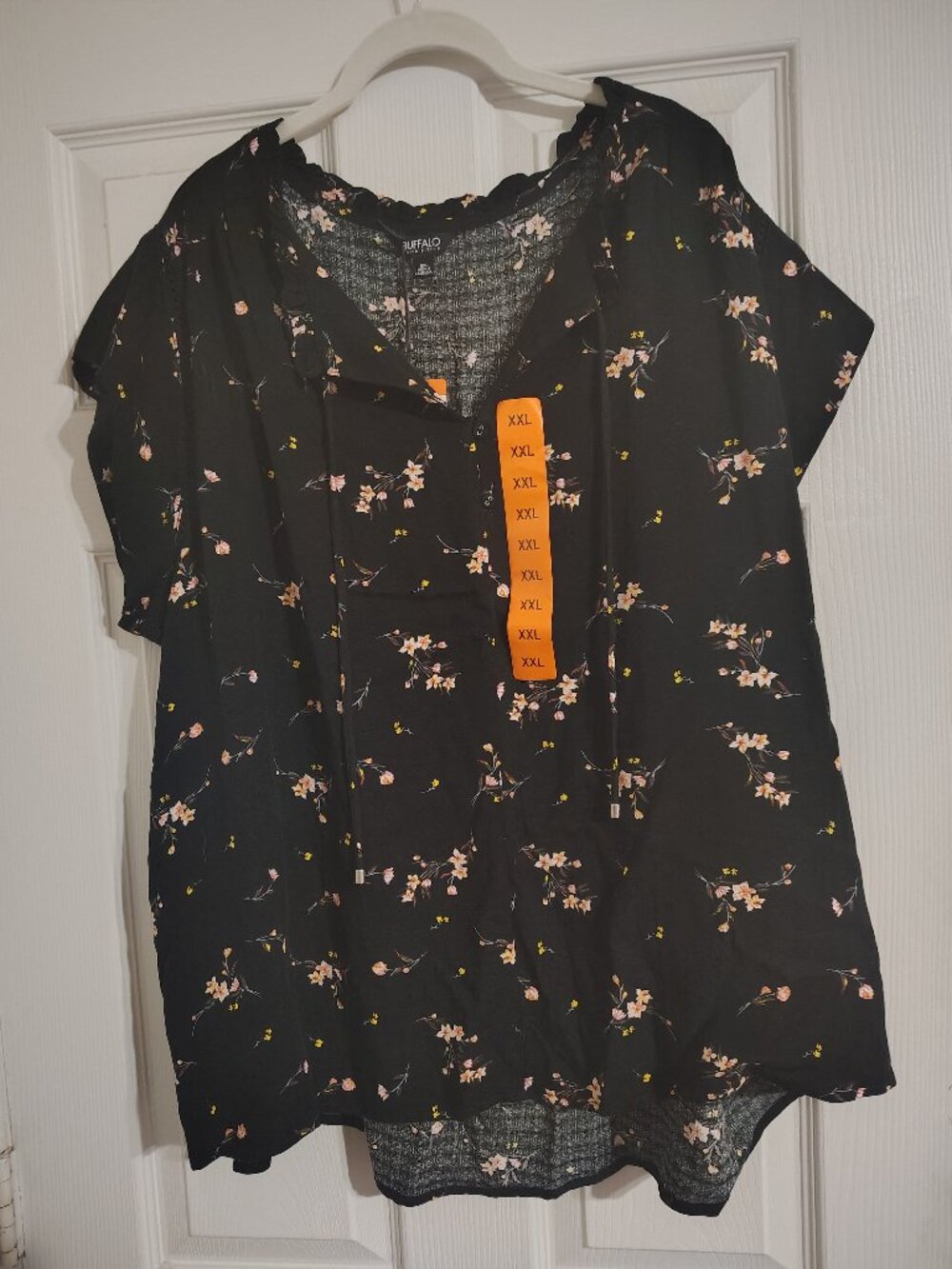 Black with Floral Top Size XXL